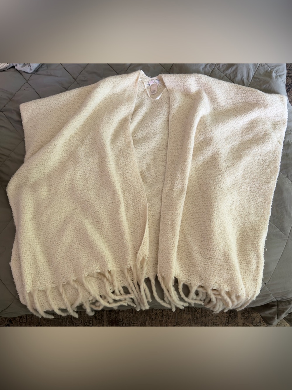 Free People Shawl- Cream